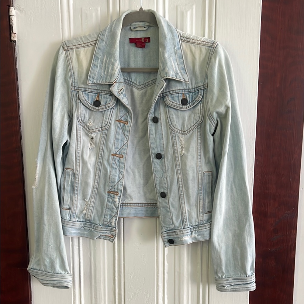 Distressed Denim Jacket